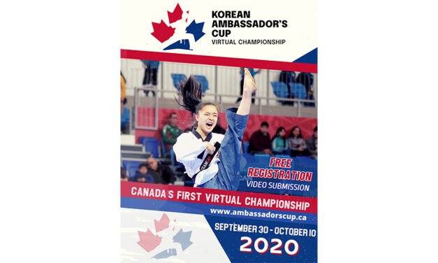 제1회 온라인 캐나다 대사배 태권도 대회 열려
