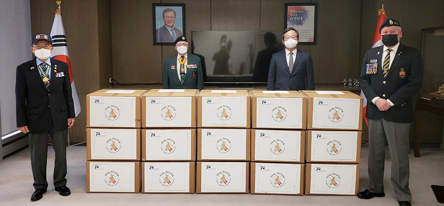 한국정부, 서부캐나다에 국산 마스크  3만장 지원
