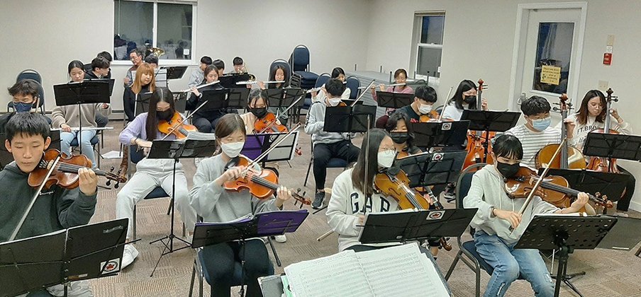 포트무디 뮤즈 청소년 교향악단 음악 캠프 개최