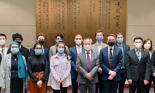 칼튼 대학교 국제관계 학생회(CIRS) 대사관 방문