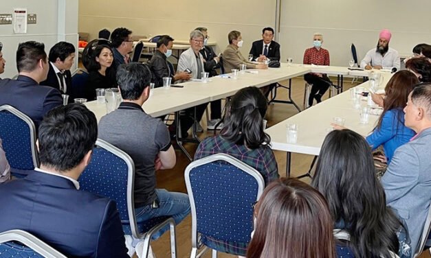 재그밋 싱 NDP 당수 한인 간담회 가져