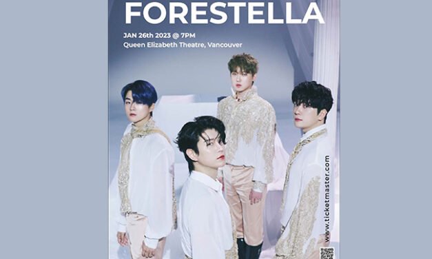 고우림이 속한 남성 4 인조 보컬 ‘포레스텔라’  내년 1 월 26 일 밴쿠버 공연 펼친다