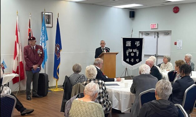 유공자회 故 Frank smith 참전용사 추모식 참석