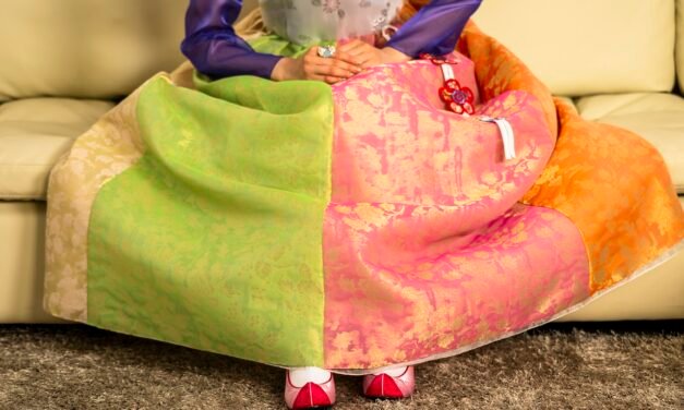 추석과 초록 원피스