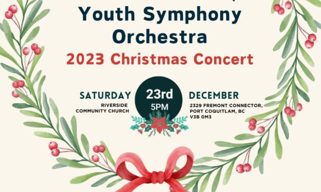 포트무디 청소년 교향악단 크리스마스 콘서트 열린다