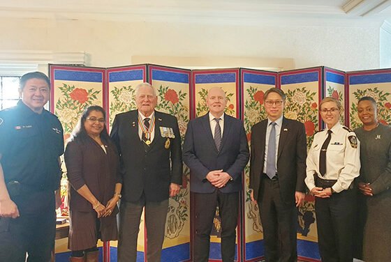 밴쿠버 경찰청(VPD)  지휘부 초청  관저 오찬 개최